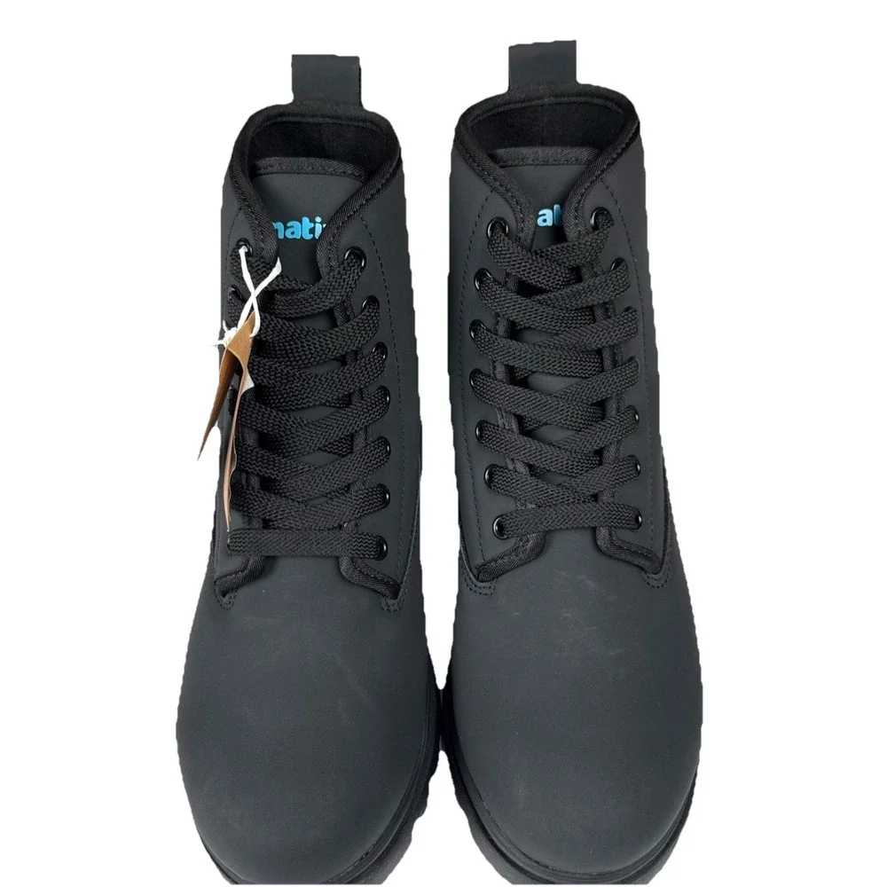 Unisex Boots Native‎ Shoes Johnny Treklite Bloom Jiffy Black M5/W7